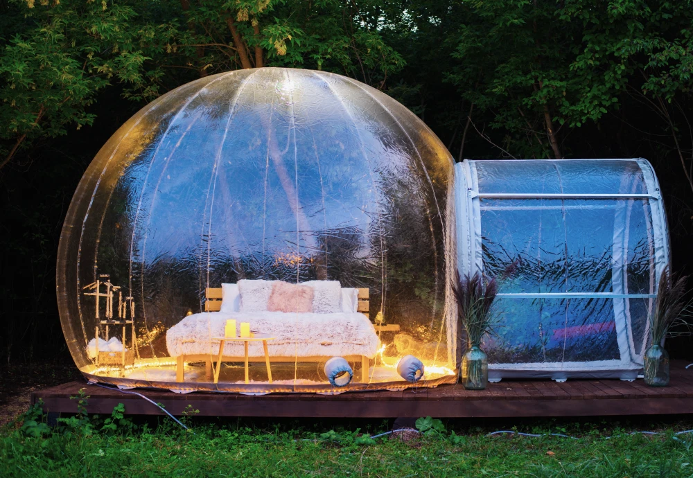 inflatable transparent bubble tent