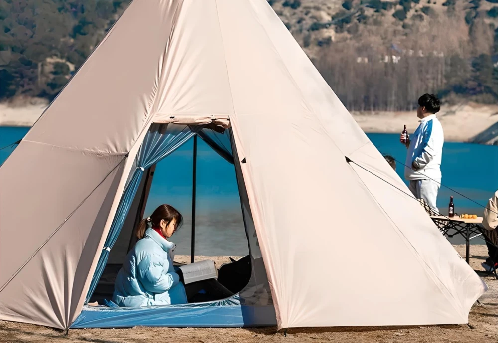 white teepee tents