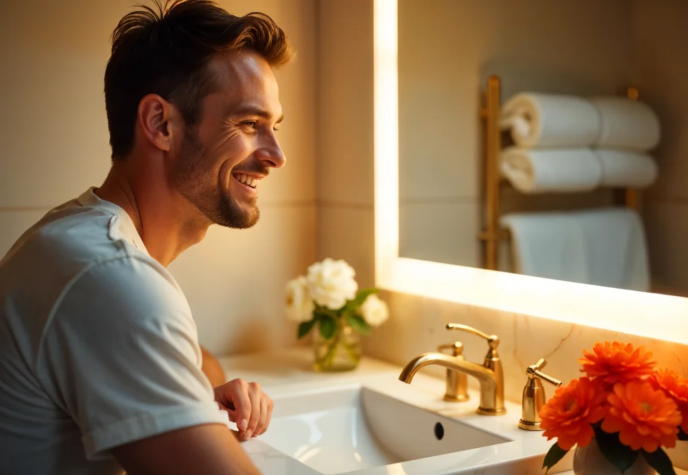 makeup lighted vanity mirror